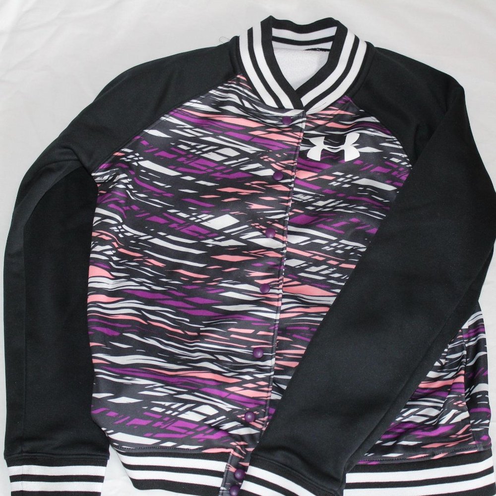Under Armour Girls Purple Rave Jacket  Large YLG C